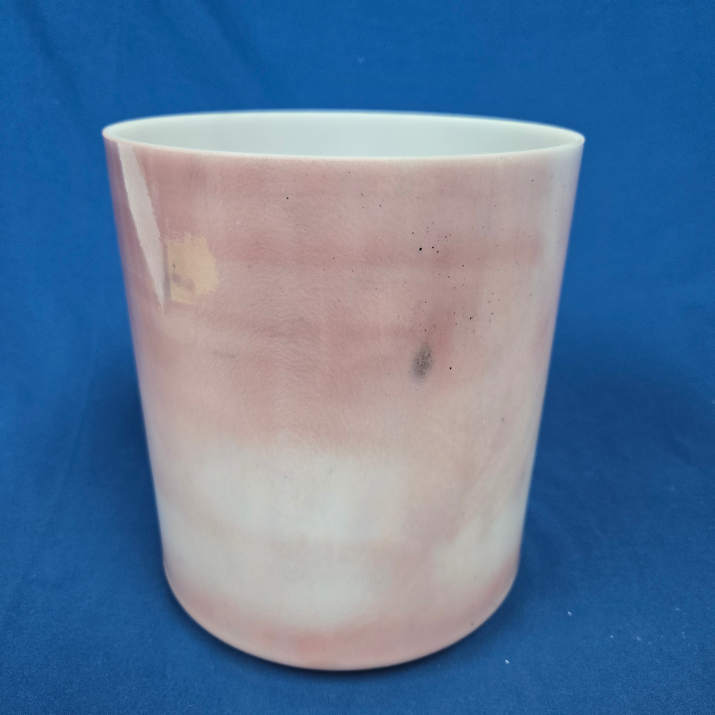 [3943] Magenta Sapphire Infused Quartz Crystal Singing Bowl | 7" | 4 D +22 | 297 Hz