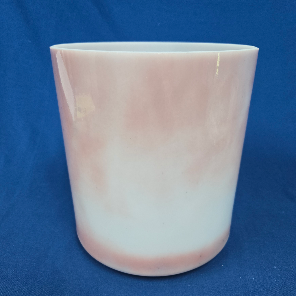 [3945] Magenta Sapphire Infused Quartz Crystal Singing Bowl | 7" | 4 D +38 | 300 Hz