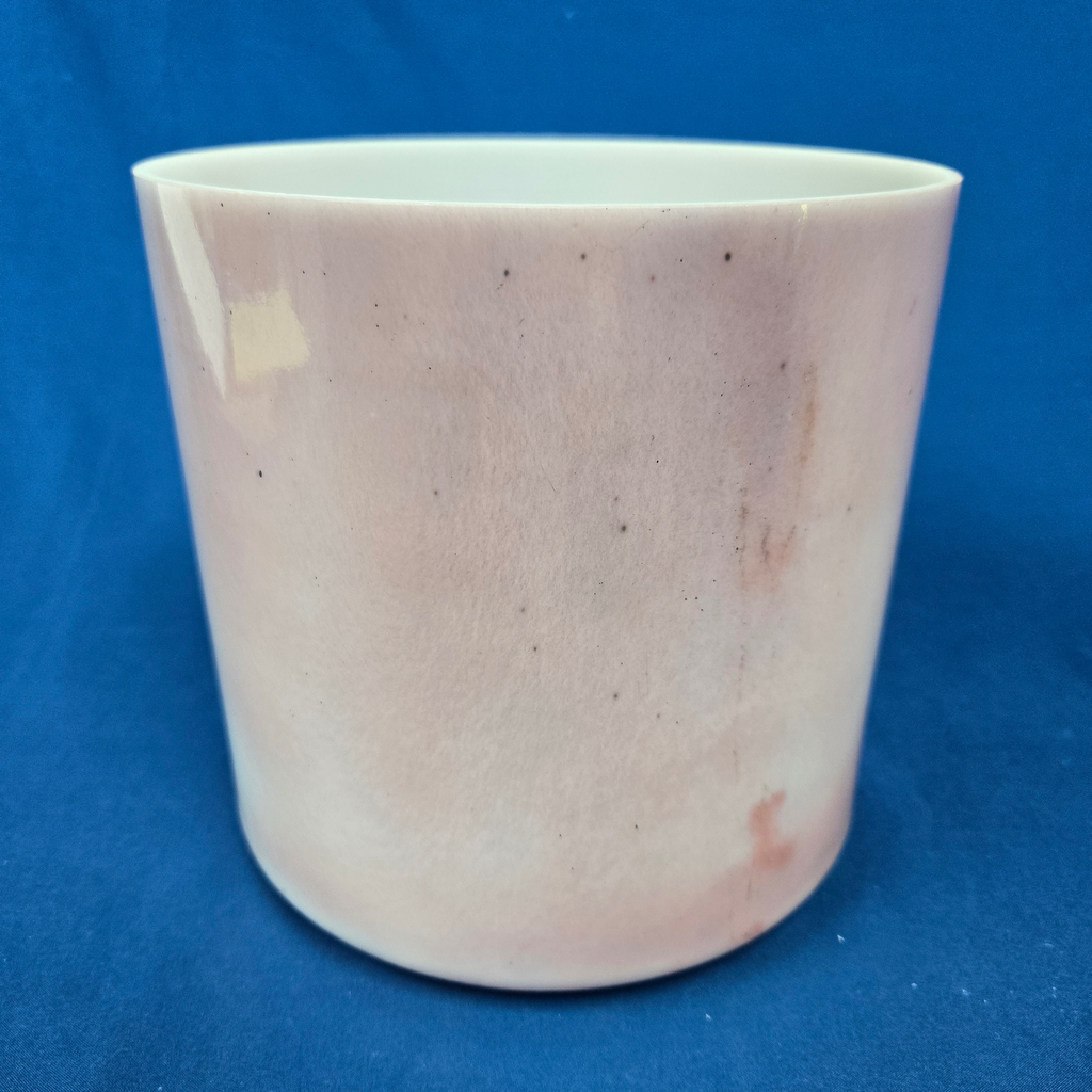 [3948] Magenta Sapphire Infused Quartz Crystal Singing Bowl | 7" | 4 D +12 | 295 Hz