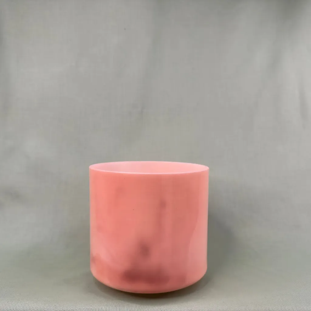 [1345] Amber Quartz Crystal Singing Bowl | 7" F Note | C=528 Tuning | #1345