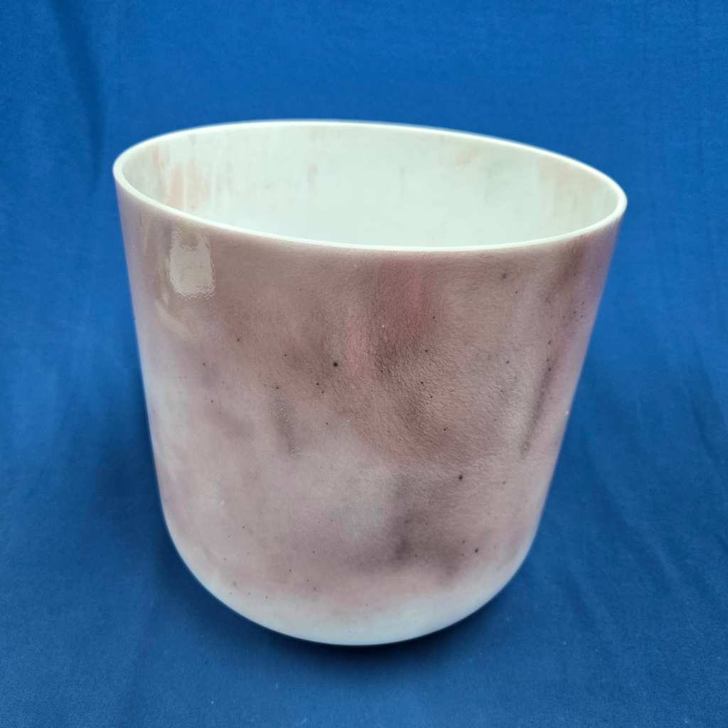 [4016] Magenta Sapphire Infused Quartz Crystal Singing Bowl | 10" | 3F#+49 | 190 Hz