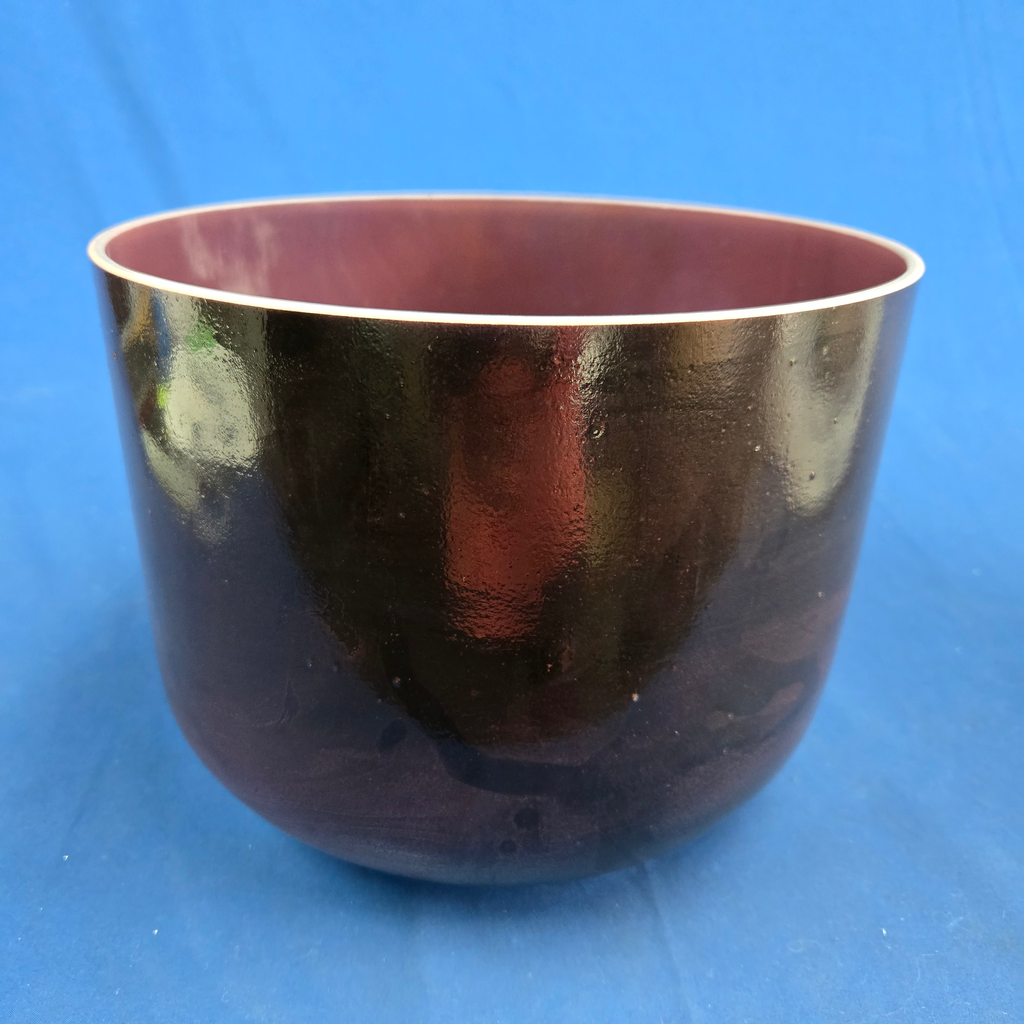 [#4020] Cherry & Acai Infused Quartz Crystal Singing Bowl | 10" | 3A#-31 | 229 Hz