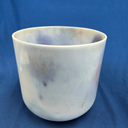 [#4030] Lepidolite Infused Quartz Crystal Singing Bowl | 10" | 3G+45 | 201 Hz