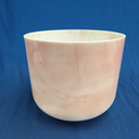 [#4035] Himalayan Salt Infused Quartz Crystal Singing Bowl | 10" | 3G#+39 | 212 Hz