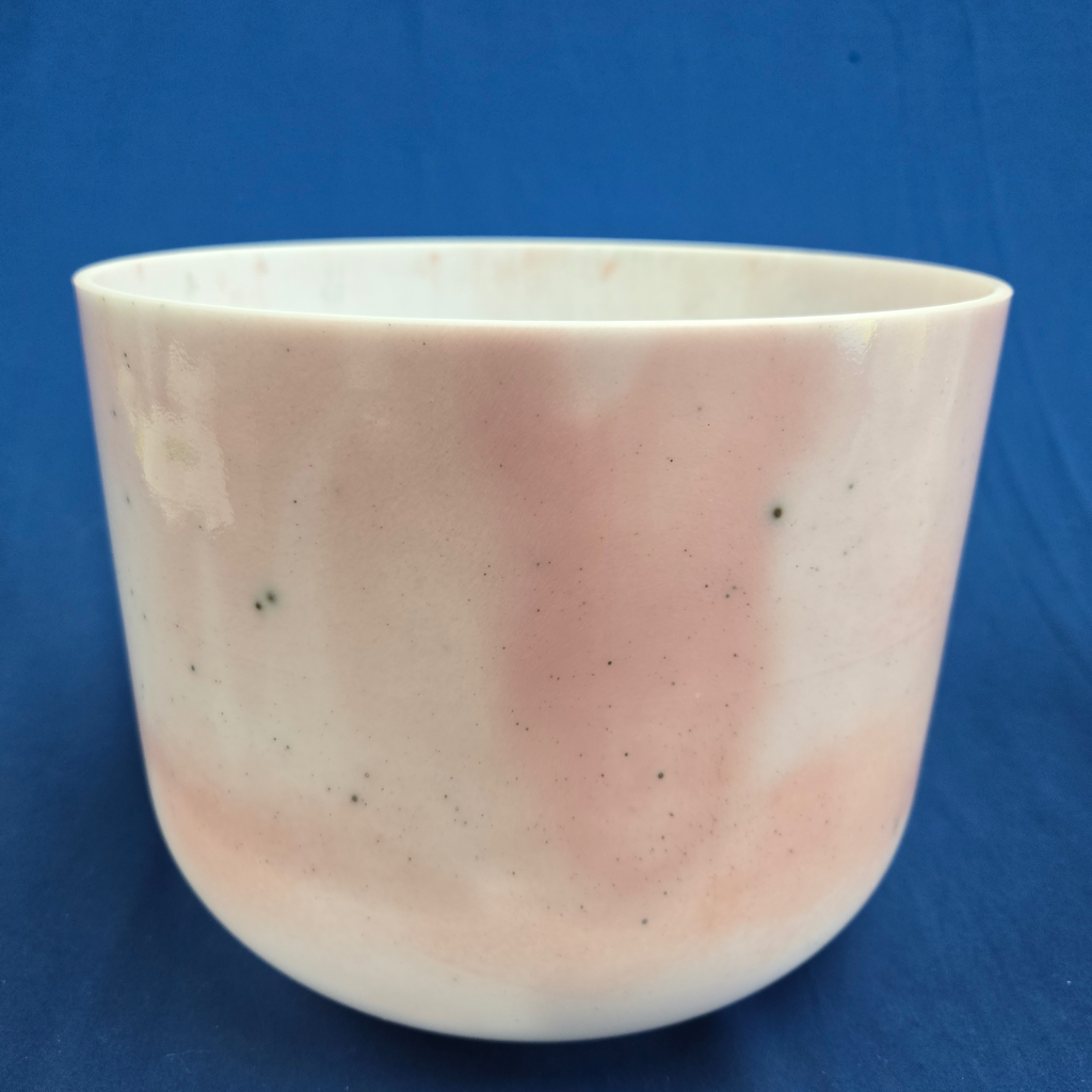 [#4036] Himalayan Salt Infused Quartz Crystal Singing Bowl | 10" | 3A-13 | 218 Hz