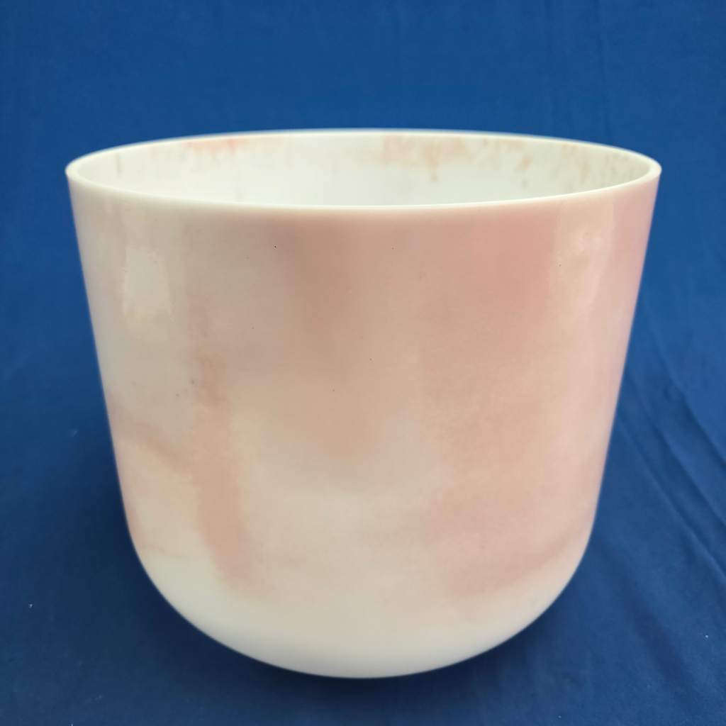 [#4037] Himalayan Salt Infused Quartz Crystal Singing Bowl | 10" | 3G#-5 | 207 Hz