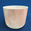 [#4037] Himalayan Salt Infused Quartz Crystal Singing Bowl | 10" | 3G#-5 | 207 Hz