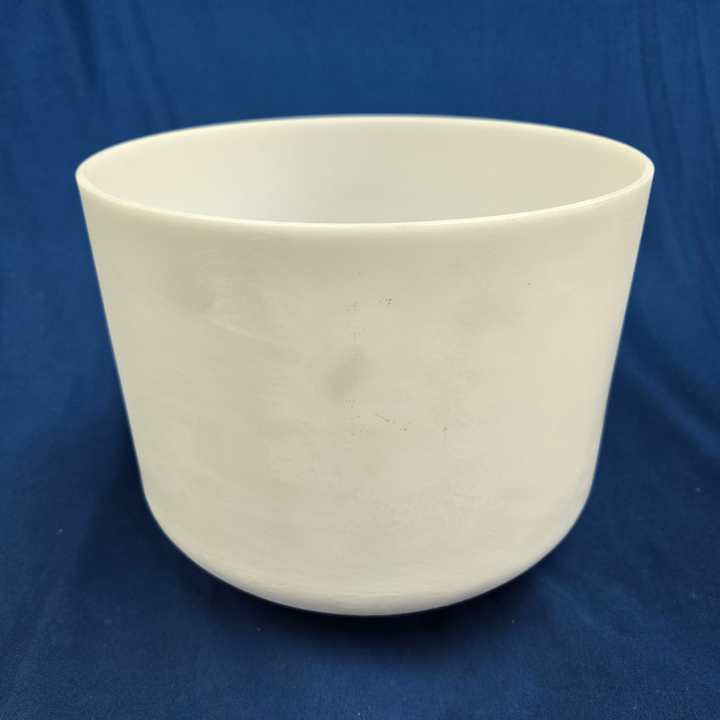 [#4064] Opaque Quartz Crystal Singing Bowl | 10" | 3A#-39 | 227 Hz