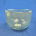 [#4076] Green Amythist Infused Quartz Crystal Singing Bowl | 10" | 3B+13 | 248 Hz