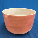 [#4128] Rose Quartz Infused Quartz Crystal Singing Bowl | 12" | 3F+21 | 176 Hz