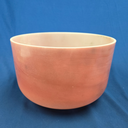 [#4131] Rose Quartz Infused Quartz Crystal Singing Bowl | 12" | 3F#+48 | 190 Hz