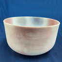 [#4142] Lepidolite Infused Quartz Crystal Singing Bowl | 12" | 3A-3 | 219 Hz