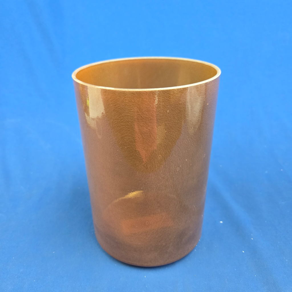 [4143] [#4143] Golden Honey Infused Quartz Crystal Singing Bowl | 6" | A4#+34 | 475 Hz