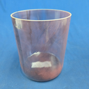 [#4150] Purpurite Infused Quartz Crystal Singing Bowl | 6" | 4A-8 | 437 Hz