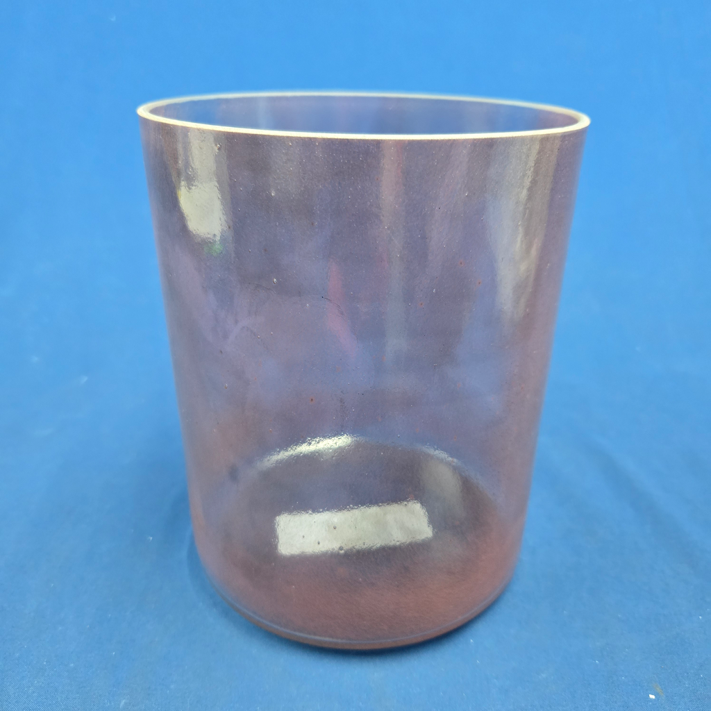 [#4152] Purpurite Infused Quartz Crystal Singing Bowl | 6" | 4A#+19 | 471 Hz
