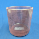 [#4153] Purpurite Infused Quartz Crystal Singing Bowl | 6" | 4B-21 | 487 Hz
