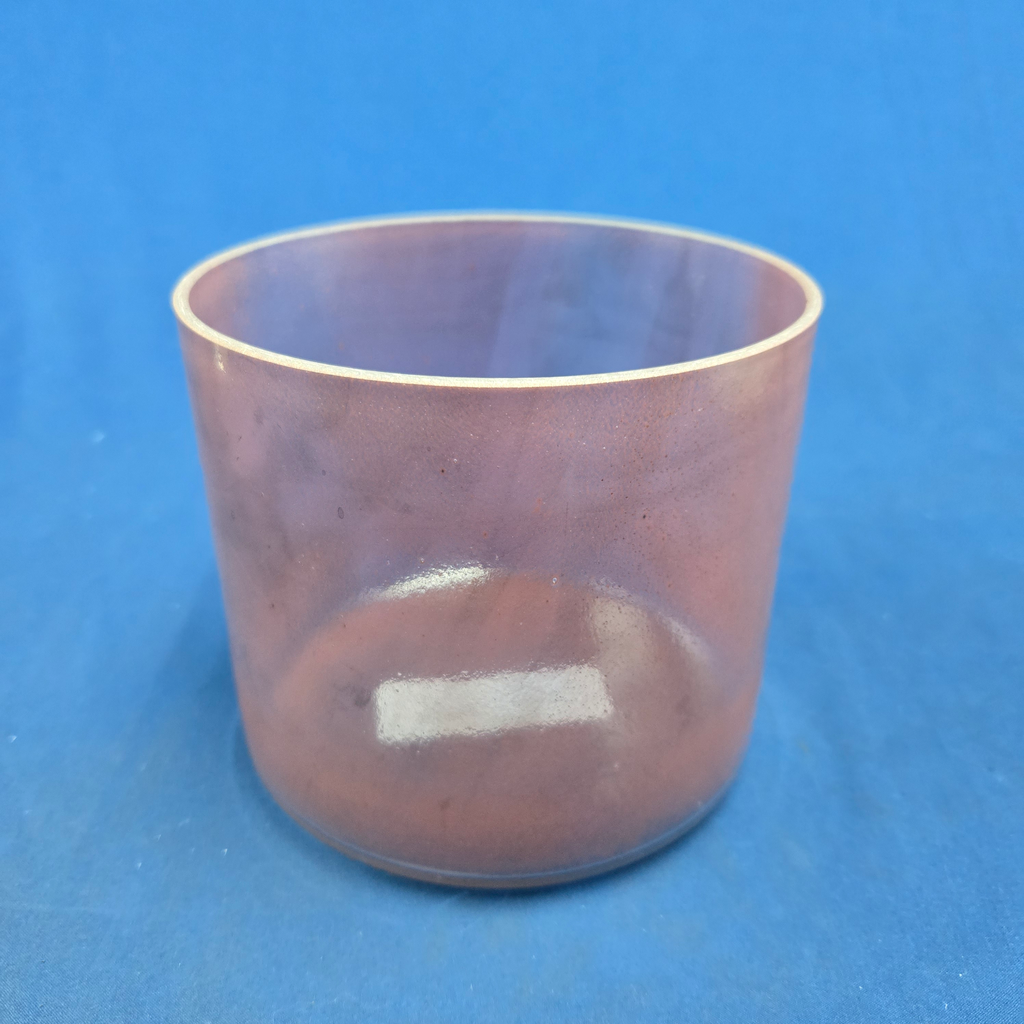 [4154] [#4154] Purpurite Infused Quartz Crystal Singing Bowl | 6" | 5C-41 | 511 Hz