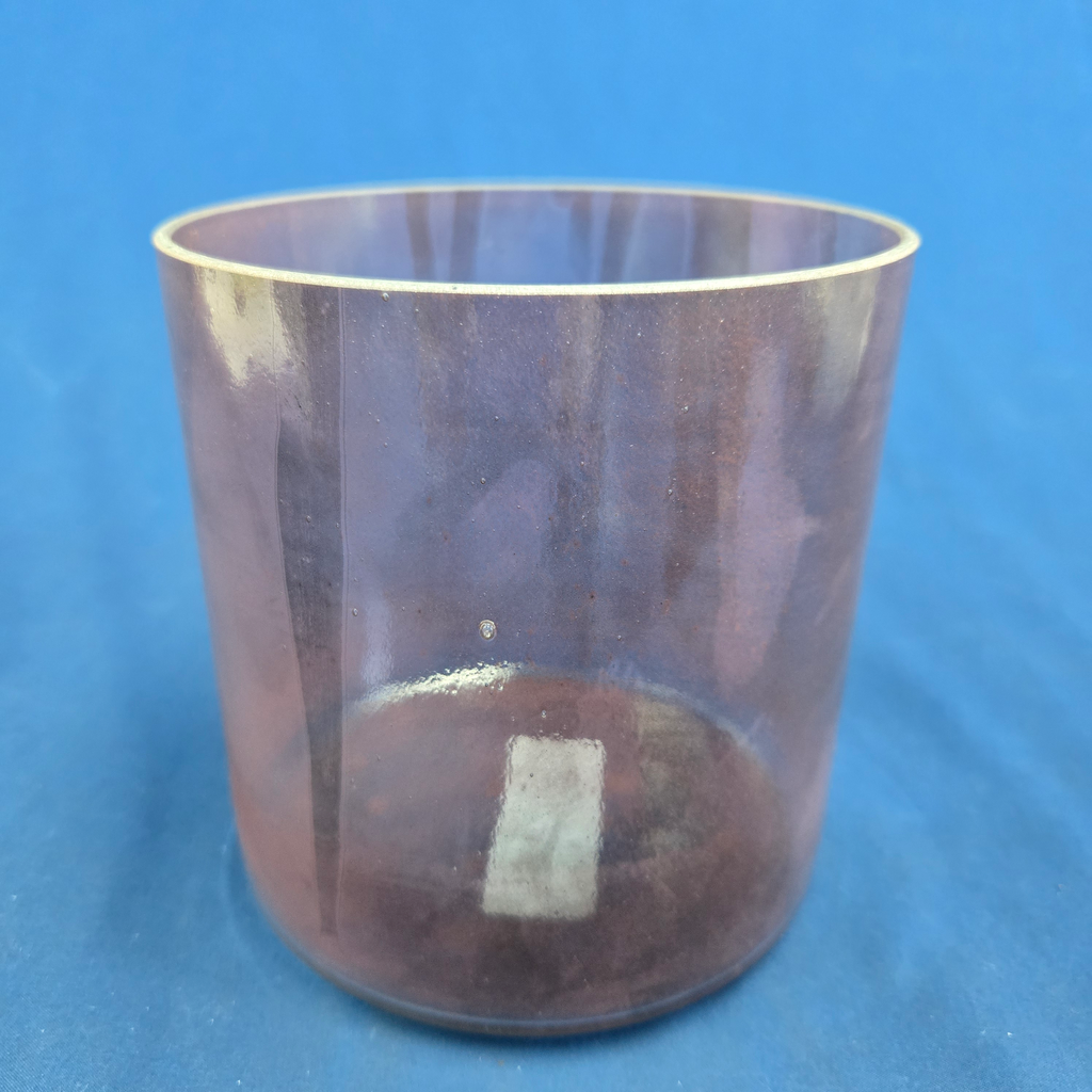 [#4155] Purpurite Infused Quartz Crystal Singing Bowl | 6" | 4A#-2 | 465 Hz