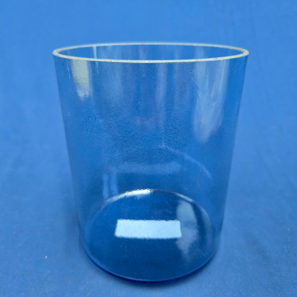 [#4169] Blue Sapphire Infused Quartz Crystal Singing Bowl | 6" | 4B+25 | 501 Hz