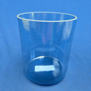 [#4173] Blue Sapphire Infused Quartz Crystal Singing Bowl | 6" | 4B-15 | 489 Hz