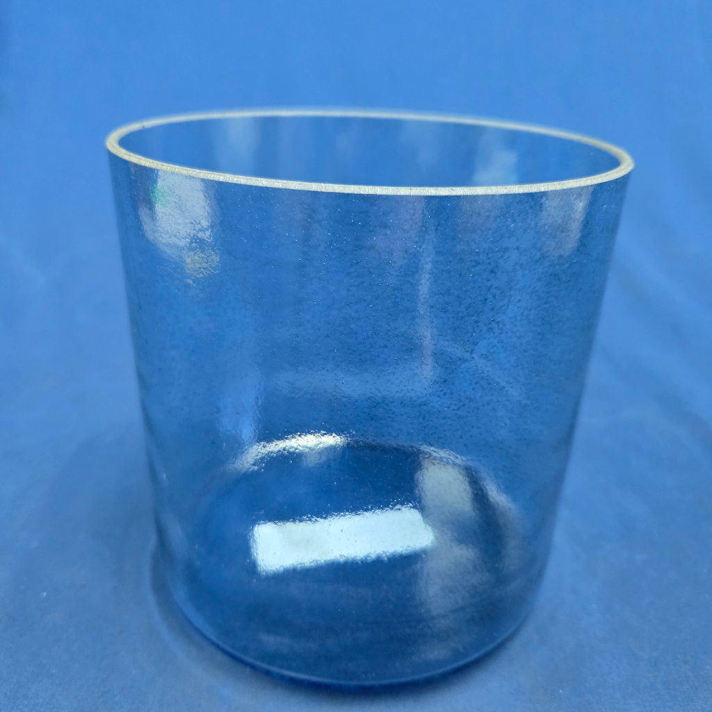 [4174] [#4174] Blue Sapphire Infused Quartz Crystal Singing Bowl | 6" | 4B-32 | 484 Hz