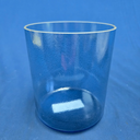 [#4175] Blue Sapphire Infused Quartz Crystal Singing Bowl | 6" | 4B-46 | 480 Hz