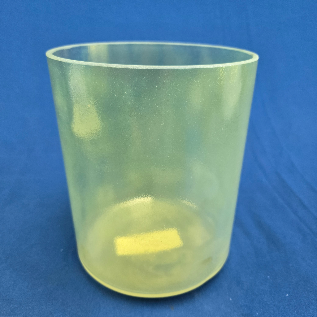[#4176] Apache Peridot Infused Quartz Crystal Singing Bowl | 6" | 5C+3 | 524 Hz