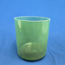 [#4182] Moldavite Infused Quartz Crystal Singing Bowl | 6" | 4A#+8 | 468 Hz