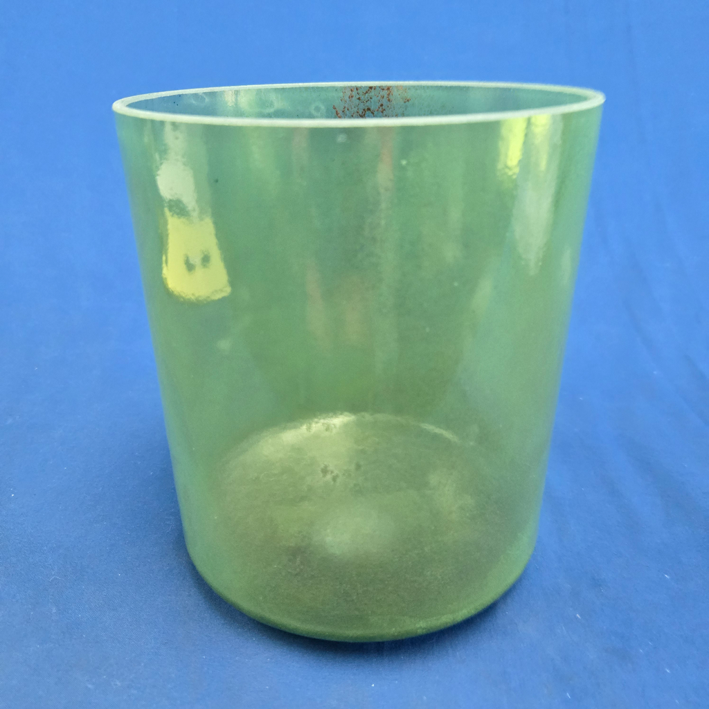 [4183] [#4183] Moldavite Infused Quartz Crystal Singing Bowl | 6" | 4A#+10 | 469 Hz