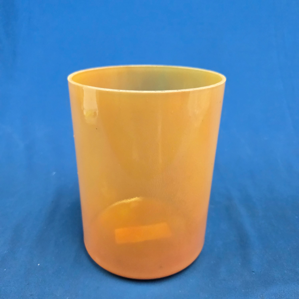[#4193] Peach Garnet Infused Quartz Crystal Singing Bowl | 6" | 4B0 | 493 Hz