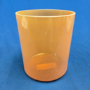 [#4194] Peach Garnet Infused Quartz Crystal Singing Bowl | 6" | 5C#-13 | 550 Hz