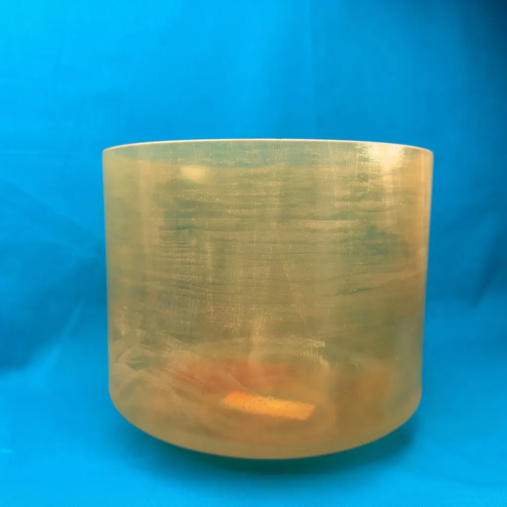 [1509] Citrine Quartz Crystal Singing Bowl | 9" C Note | #1509