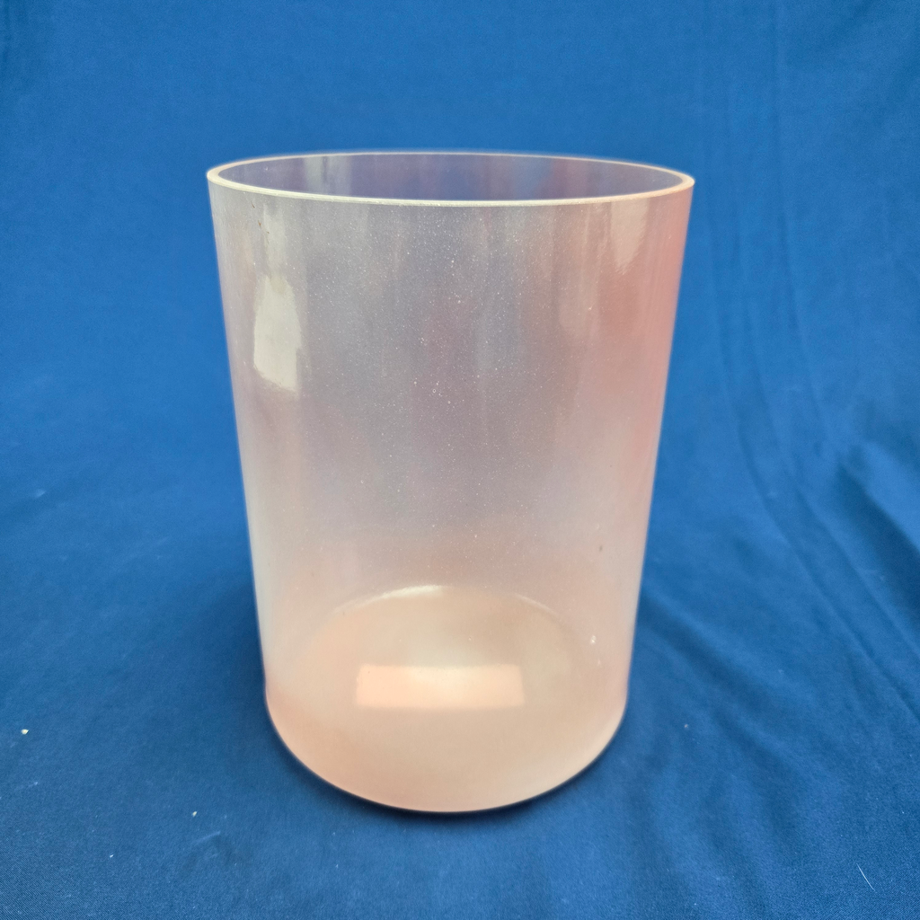 [#4207] Halite Infused Quartz Crystal Singing Bowl | 6" | 4G#+26 | 421 Hz