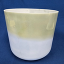 [#4212] Spearmint & Blueberry Infused Quartz Crystal Singing Bowl | 8" | 4 C +13 | 263 Hz