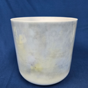[#4224] Apatite Infused Quartz Crystal Singing Bowl | 8" | 4 C# +36 | 283 Hz