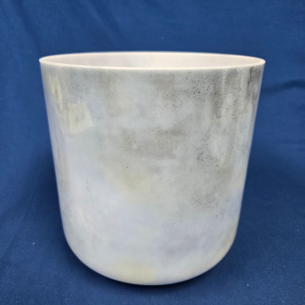 [#4227] Apatite Infused Quartz Crystal Singing Bowl | 8" | 4 C# +6 | 278 Hz
