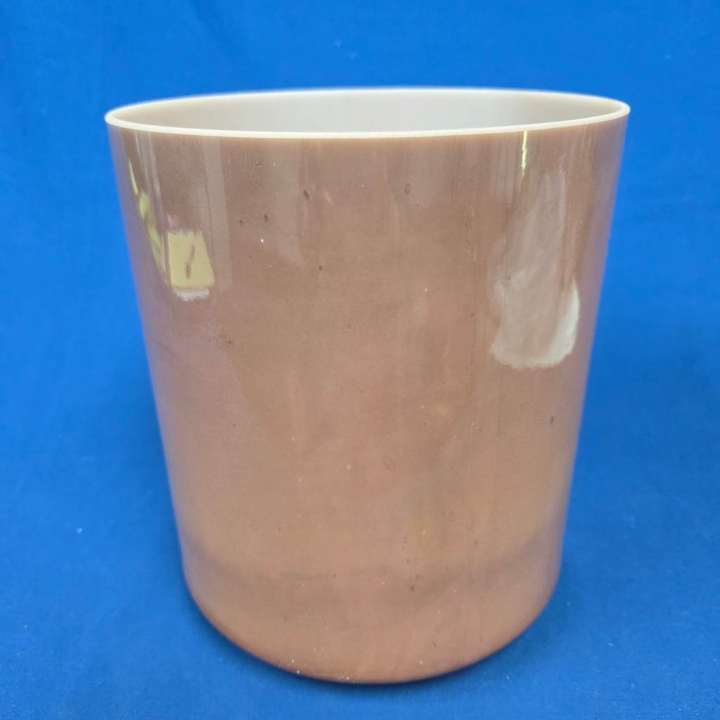 [#4238] Golden Honey Infused Quartz Crystal Singing Bowl | 8" | 3 G# -18 | 205 Hz