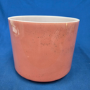 [#4248] Rose Quartz Infused Quartz Crystal Singing Bowl | 8" | 4 D +29 | 298 Hz