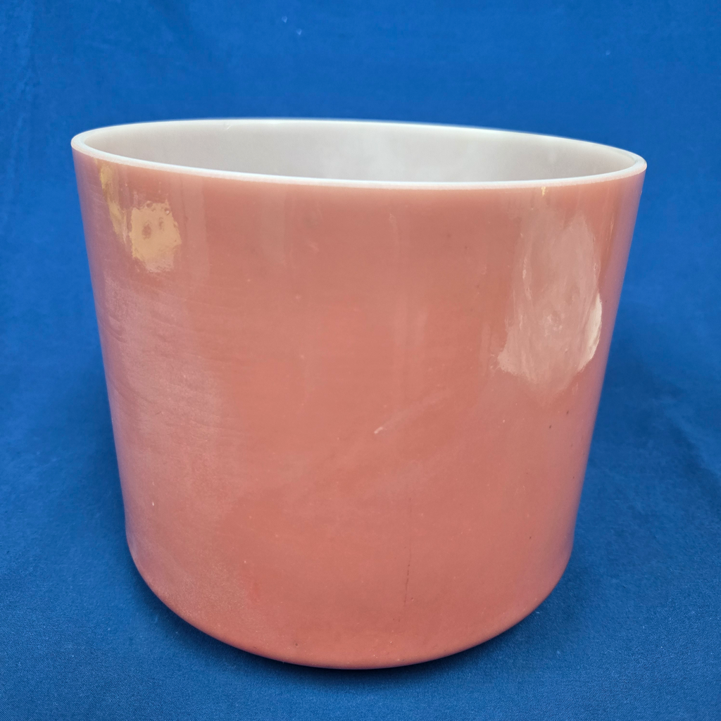 [#4250] Rose Quartz Infused Quartz Crystal Singing Bowl | 8" | 4 D# -18 | 307 Hz