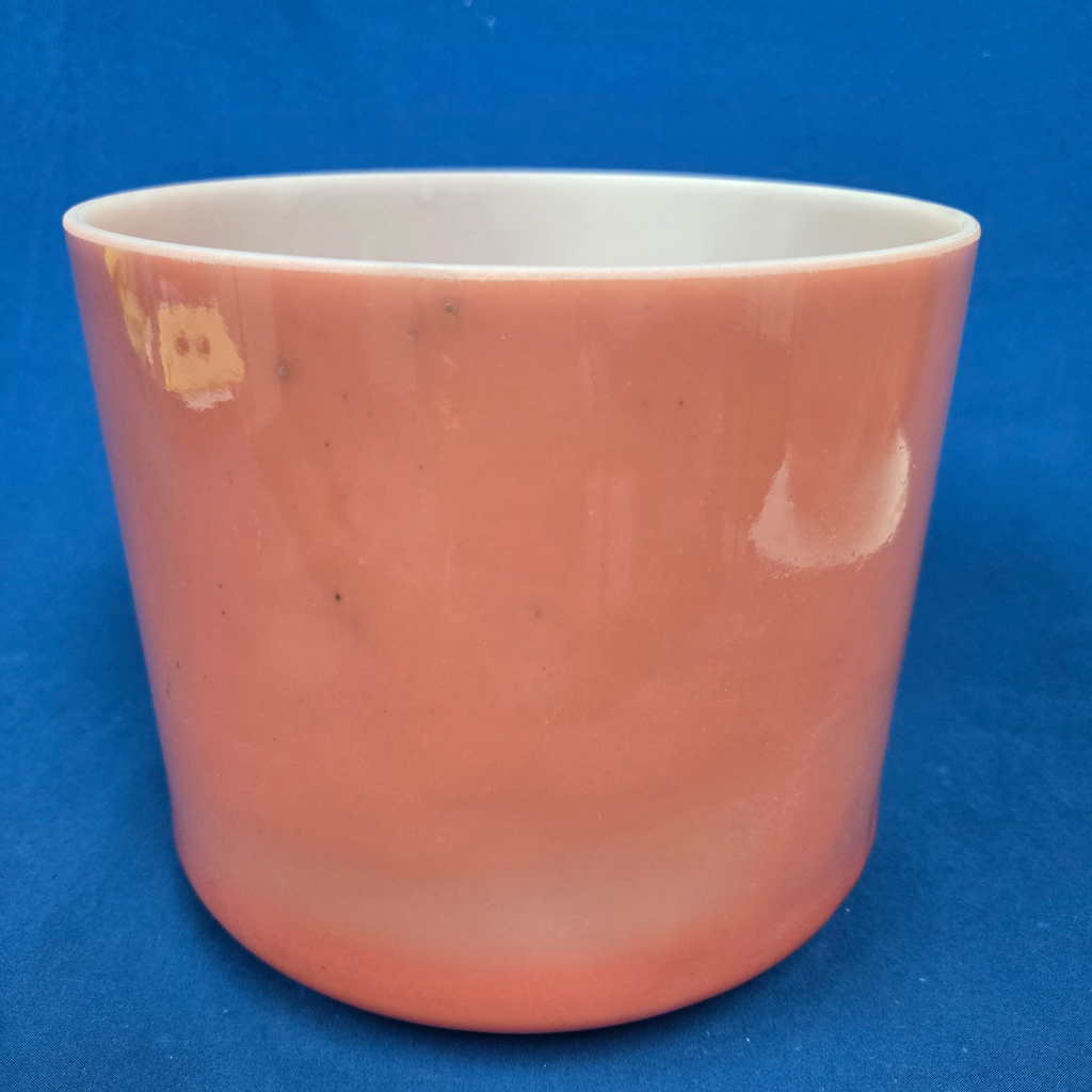 [#4255] Rose Quartz Infused Quartz Crystal Singing Bowl | 8" | 4 D -40 | 286 Hz