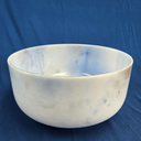 [#4275] Lepidolite Infused Quartz Crystal Singing Bowl | 14" | 3 A# +29 | 237 Hz