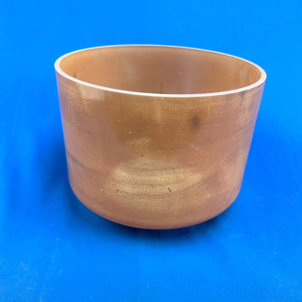 [#4295] Intimate Uplift Infused Quartz Crystal Singing Bowl | 9" | 4 F -23 | 344 Hz