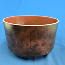 [#4306] Cherry & Acai Infused Quartz Crystal Singing Bowl | 9" | 4 C +49 | 269 Hz