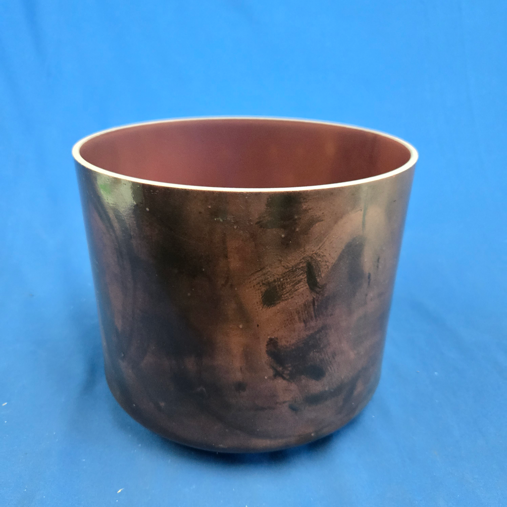 [#4308] Cherry & Acai Infused Quartz Crystal Singing Bowl | 9" | 4 C -36 | 256 Hz