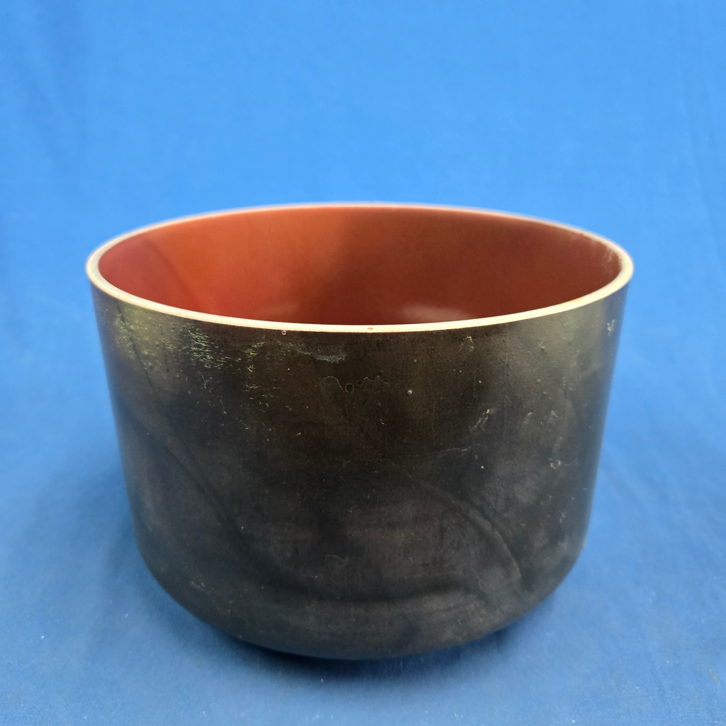 [#4309] Cherry & Acai Infused Quartz Crystal Singing Bowl | 9" | 4 D -2 | 293 Hz