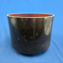 [#4311] Cherry & Acai Infused Quartz Crystal Singing Bowl | 9" | 4 C# +6 | 278 Hz