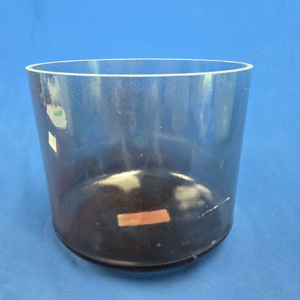 [#4313] Red Spinel Infused Quartz Crystal Singing Bowl | 9" | 4 F -7 | 347 Hz