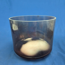 [#4316] Red Spinel Infused Quartz Crystal Singing Bowl | 9" | 4 G -49 | 381 Hz