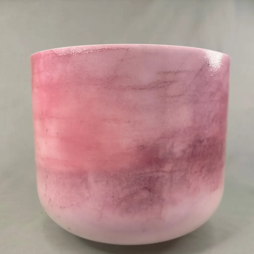 [1573] Halite Quartz Crystal Singing Bowl | 10" G# Note | #1573