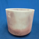 [#4367] Magenta Sapphire Infused Quartz Crystal Singing Bowl | 9" | 3 B +5 | 247 Hz
